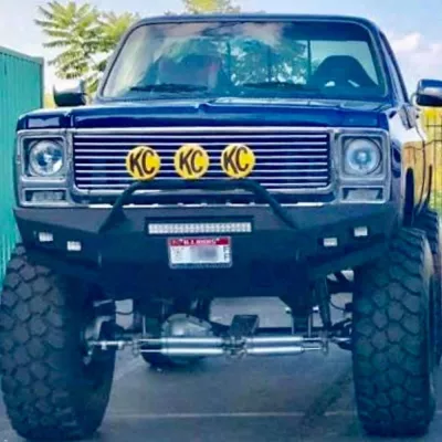 CHEVY 2500-3500HD 1973-1980 with CLASSIC FRONT Weld It Yourself STANDARD installed