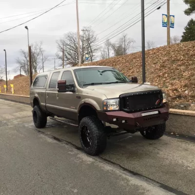 FORD F250-350 1999-2004 with CLASSIC FRONT W.I.Y.KIT STANDARD installed