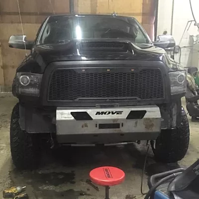 DODGE 2500-3500 2010-2018 with CLASSIC FRONT Weld It Yourself Offroad installed