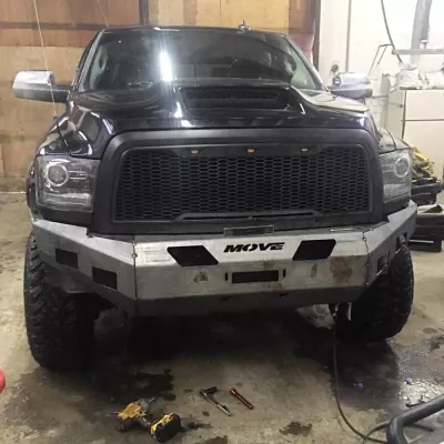 DODGE 2500-3500 2010-2018 with CLASSIC FRONT Weld It Yourself Offroad installed
