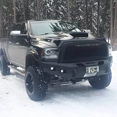 DODGE 2500-3500 2010-2018 with CLASSIC FRONT Weld It Yourself Offroad installed