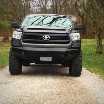 TOYOTA TUNDRA 2014-2021 with CLASSIC FRONT Weld It Yourself STANDARD installed