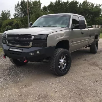 CHEVY 2500-3500HD 2003-2007 with CLASSIC FRONT Weld It Yourself STANDARD installed