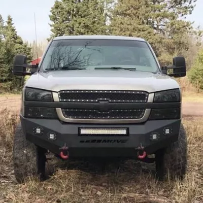 CHEVY 2500-3500HD 2003-2007 with CLASSIC FRONT Weld It Yourself STANDARD installed