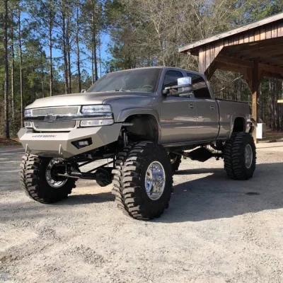 CHEVY 2500-3500HD 1999-2002 with PRECISION FRONT Weld It Yourself STANDARD installed