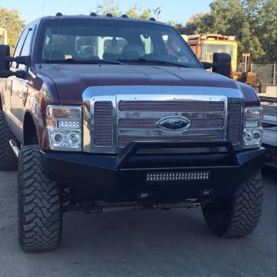 FORD F250-350 2008-2010 with CLASSIC FRONT Weld It Yourself STANDARD installed
