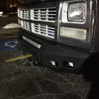 DODGE 150-250-350 1981-1993 with CLASSIC FRONT Weld It Yourself STANDARD installed