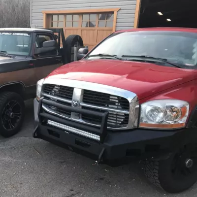 DODGE 2500-3500 2006-2009 with CLASSIC FRONT Weld It Yourself STANDARD installed