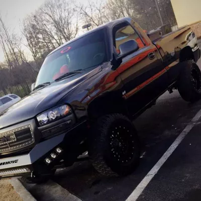 GMC 1500 1999-2002 with PRECISION FRONT W.I.Y.KIT STANDARD installed