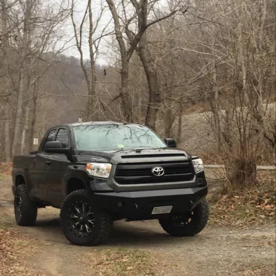 TOYOTA TUNDRA 2014-2021 with CLASSIC FRONT Weld It Yourself STANDARD installed