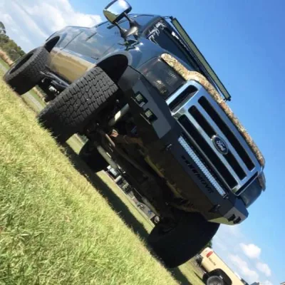 FORD F250-350 1999-2004 with CLASSIC FRONT Weld It Yourself STANDARD installed