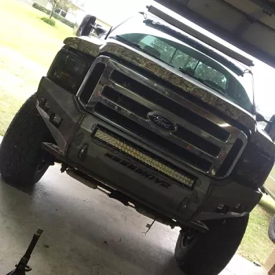 FORD F250-350 1999-2004 with CLASSIC FRONT W.I.Y.KIT STANDARD installed