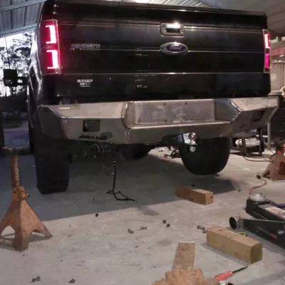 FORD F150 2009-2014 with PRECISION REAR Weld It Yourself STANDARD installed