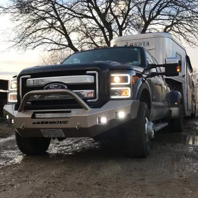 FORD F250-350 2011-2016 with CLASSIC FRONT W.I.Y.KIT STANDARD installed