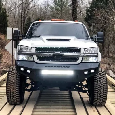 CHEVY 2500-3500HD 2003-2007 with PRECISION FRONT Weld It Yourself STANDARD installed