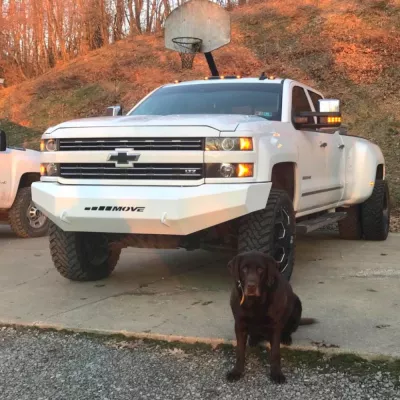 CHEVY 2500-3500HD 2015-2019 with CLASSIC FRONT Weld It Yourself STANDARD installed