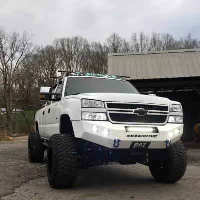 CHEVY 2500-3500HD 2003-2007 with CLASSIC FRONT Weld It Yourself STANDARD installed