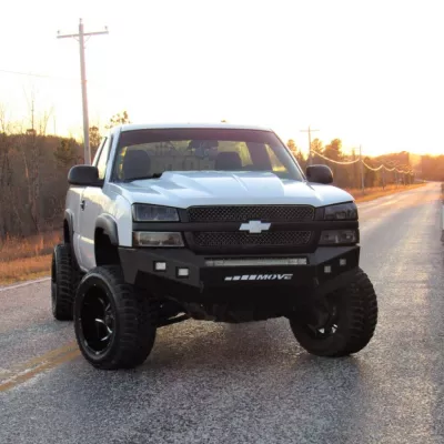 CHEVY 1500HD 2003-2007 with CLASSIC FRONT Weld It Yourself STANDARD installed