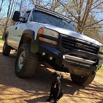 GMC 2500-3500HD 2003-2007 with CLASSIC FRONT Weld It Yourself STANDARD installed
