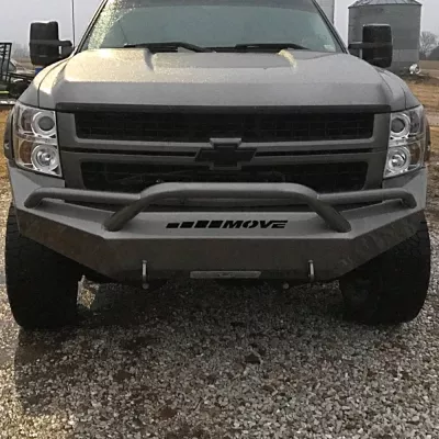CHEVY 2500-3500HD 2007.5-2010 with PRECISION FRONT Weld It Yourself STANDARD installed