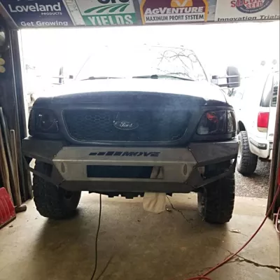FORD F150 1999-2003 with PRECISION FRONT Weld It Yourself STANDARD installed