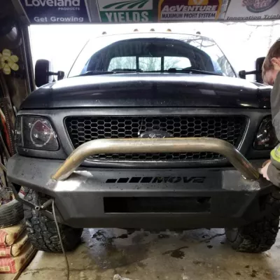 FORD F150 1999-2003 with PRECISION FRONT Weld It Yourself STANDARD installed