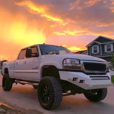 CHEVY 2500-3500HD 2003-2007 with CLASSIC FRONT Weld It Yourself STANDARD installed