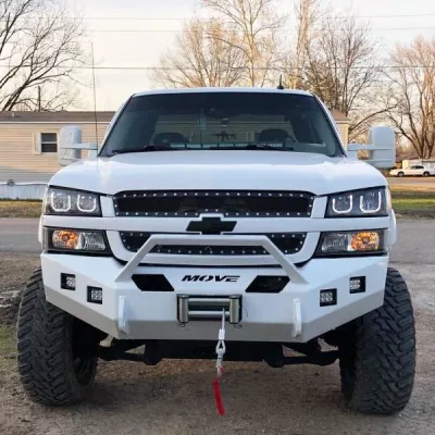 CHEVY 2500-3500HD 2003-2007 with CLASSIC FRONT Weld It Yourself Offroad installed