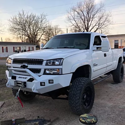 CHEVY 2500-3500HD 2003-2007 with CLASSIC FRONT Weld It Yourself Offroad installed