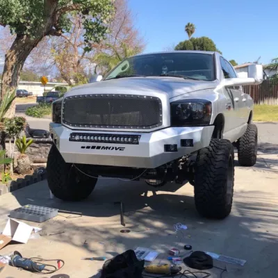 DODGE 2500-3500 2006-2009 with CLASSIC FRONT Weld It Yourself STANDARD installed