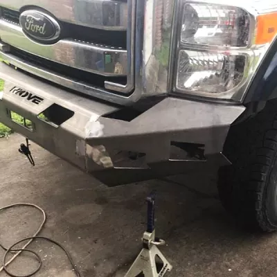 FORD F250-350 2011-2016 with CLASSIC FRONT W.I.Y.KIT OFFROAD installed