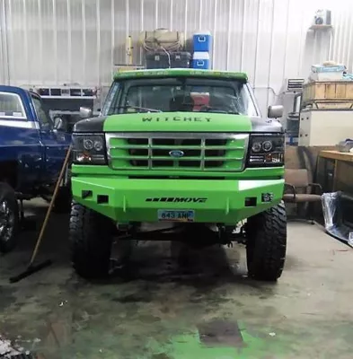 FORD F250-350 1992-1998 with CLASSIC FRONT Weld It Yourself STANDARD installed