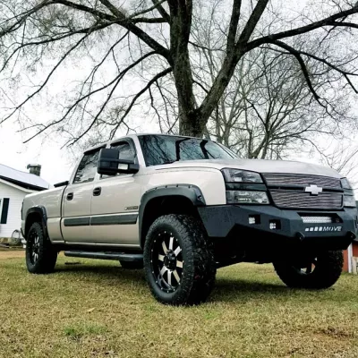 CHEVY 2500-3500HD 2003-2007 with CLASSIC FRONT Weld It Yourself STANDARD installed
