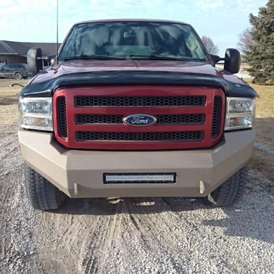 FORD EXCURSION 2005-2007 with CLASSIC FRONT Weld It Yourself STANDARD installed