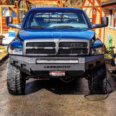DODGE 2500-3500 1994-2002 with CLASSIC FRONT Weld It Yourself STANDARD installed