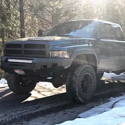 DODGE 2500-3500 1994-2002 with CLASSIC FRONT Weld It Yourself STANDARD installed
