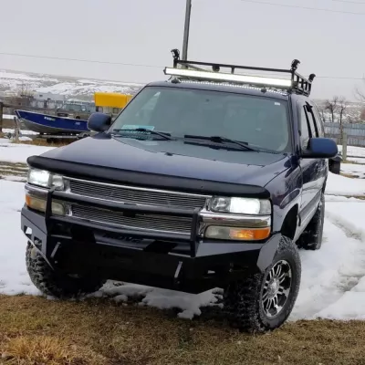 CHEVY TAHOE 2000-2006 with CLASSIC FRONT Weld It Yourself Offroad installed