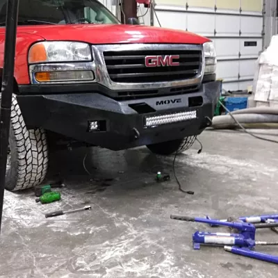 GMC 2500-3500HD 2003-2007 with CLASSIC FRONT Weld It Yourself Offroad installed