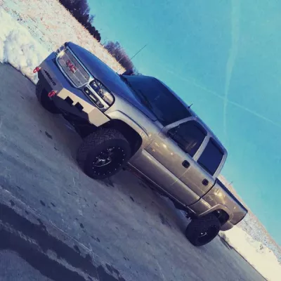 GMC 2500-3500HD 1999-2002 with CLASSIC FRONT Weld It Yourself STANDARD installed