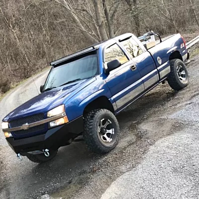 CHEVY 1500HD 2003-2007 with CLASSIC FRONT Weld It Yourself STANDARD installed