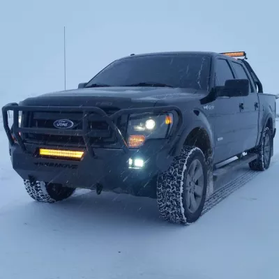 FORD F150 2009-2014 with CLASSIC FRONT Weld It Yourself STANDARD installed