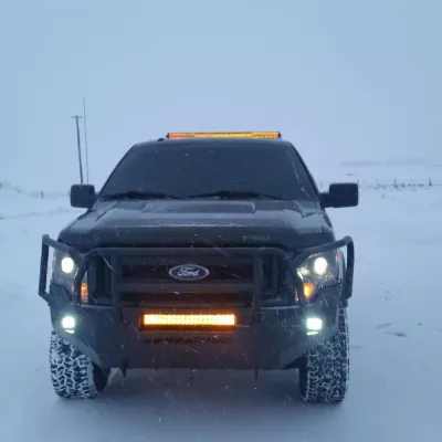 FORD F150 2009-2014 with CLASSIC FRONT Weld It Yourself STANDARD installed