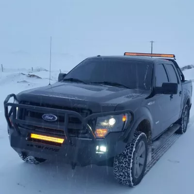 FORD F150 2009-2014 with CLASSIC FRONT Weld It Yourself STANDARD installed