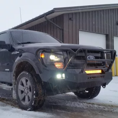 FORD F150 2009-2014 with CLASSIC FRONT Weld It Yourself STANDARD installed