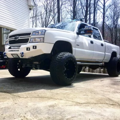 CHEVY 2500-3500HD 2003-2007 with CLASSIC FRONT Weld It Yourself STANDARD installed
