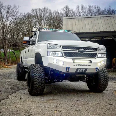 CHEVY 2500-3500HD 2003-2007 with CLASSIC FRONT Weld It Yourself STANDARD installed