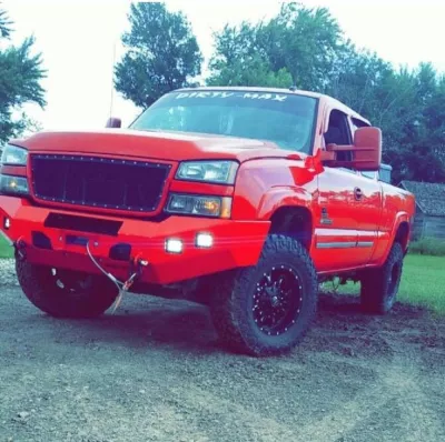 CHEVY 2500-3500HD 2003-2007 with CLASSIC FRONT Weld It Yourself Offroad installed