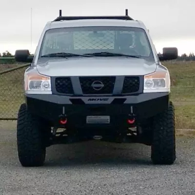 NISSAN TITAN 2003-2015 with CLASSIC FRONT Weld It Yourself Offroad installed