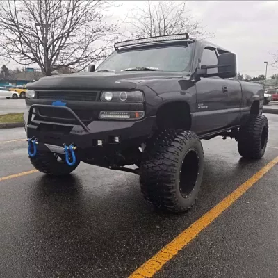 CHEVY 2500-3500HD 1999-2002 with CLASSIC FRONT Weld It Yourself STANDARD installed