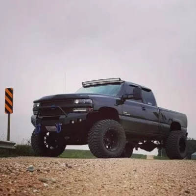 CHEVY 2500-3500HD 1999-2002 with CLASSIC FRONT Weld It Yourself STANDARD installed